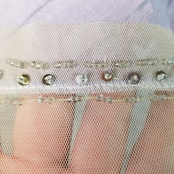 Vtg 90s y2k pleated embellished dress new - Picture 8 of 13